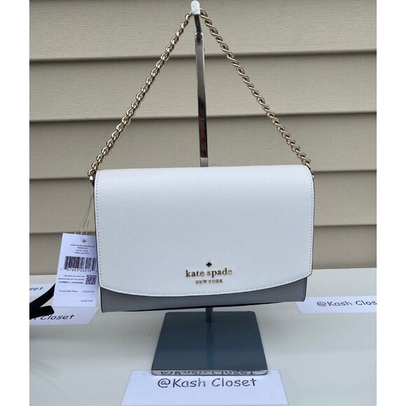 Kate Spade crossbody carson purse convertible shoulder bag nimbus grey - Picture 11 of 12